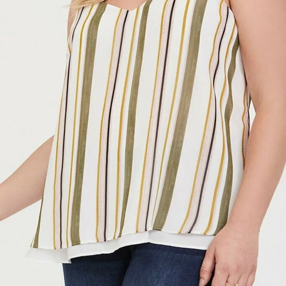 Torrid Sophie Chiffon Double Layer Swing Cami Siz… - image 3